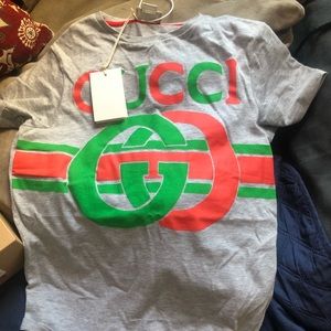 Gucci T-shirt Junior grigio